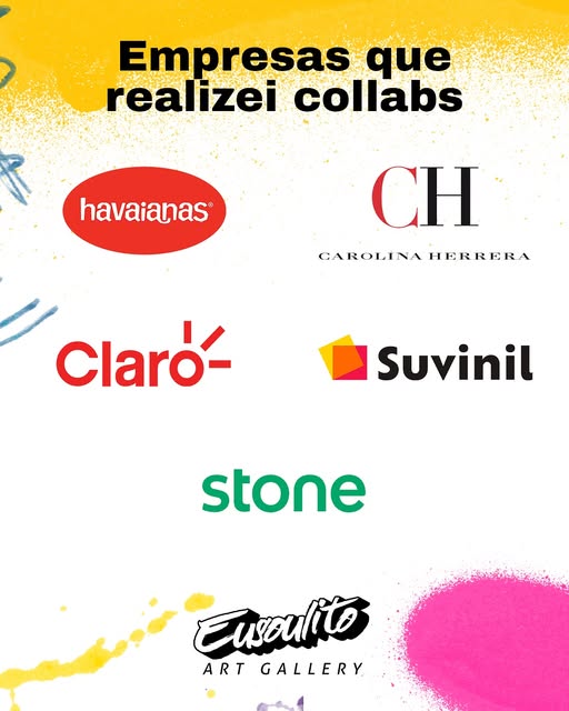 Marcas e colaborações — publicação de @eusoulito